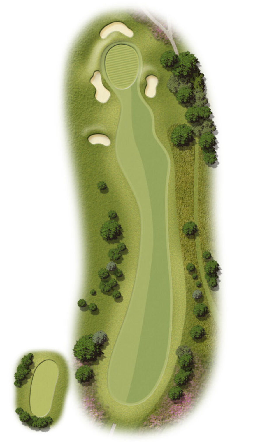 Hole 18 Map